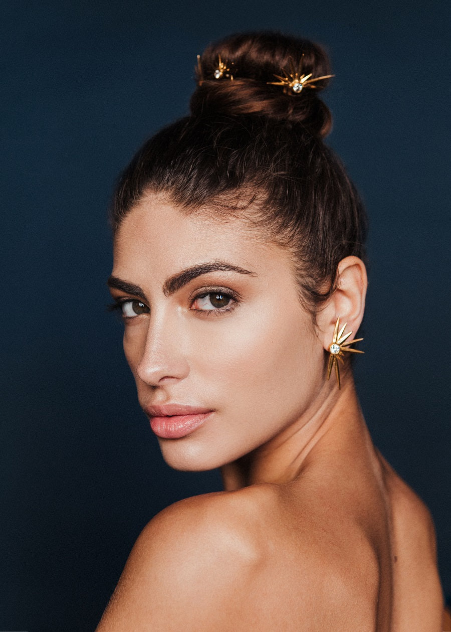 pendientes estrella oro Gran Stella