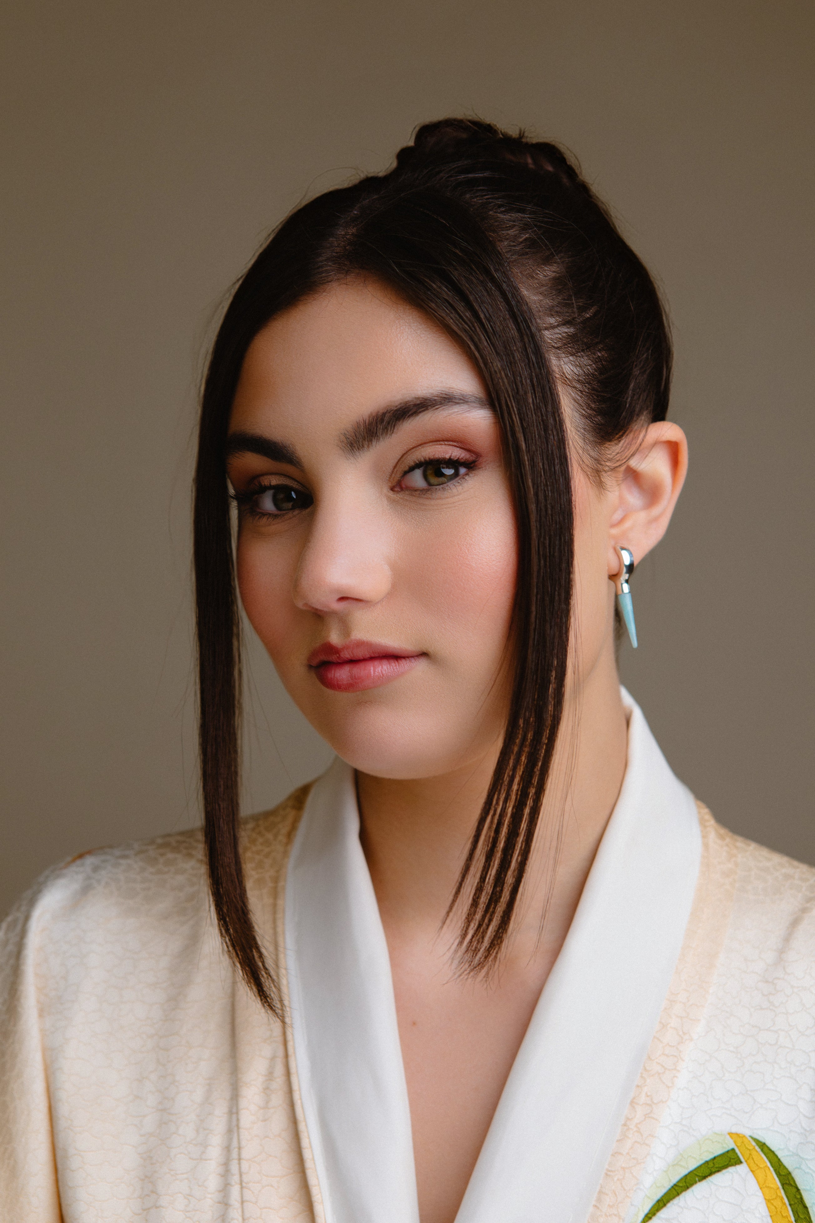 Pendiente Melting Amazonite