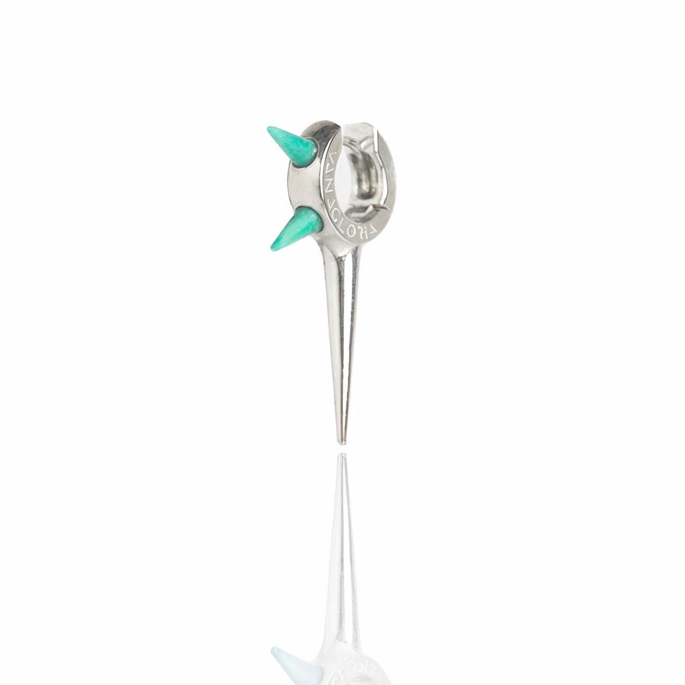 Pendiente Melting Turquoise