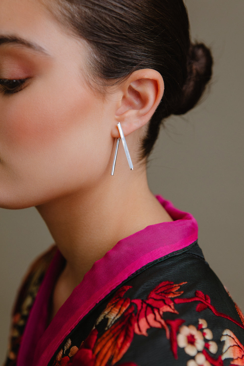 Pendientes Isóscele Mother of Pearl