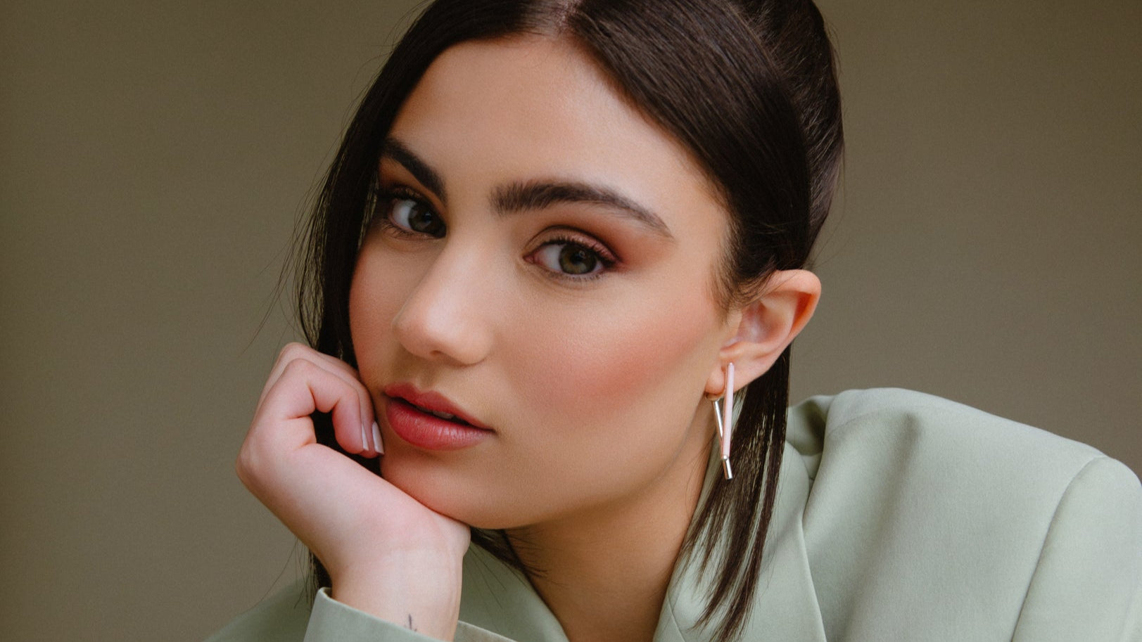 Pendientes Isóscele Pink Opal