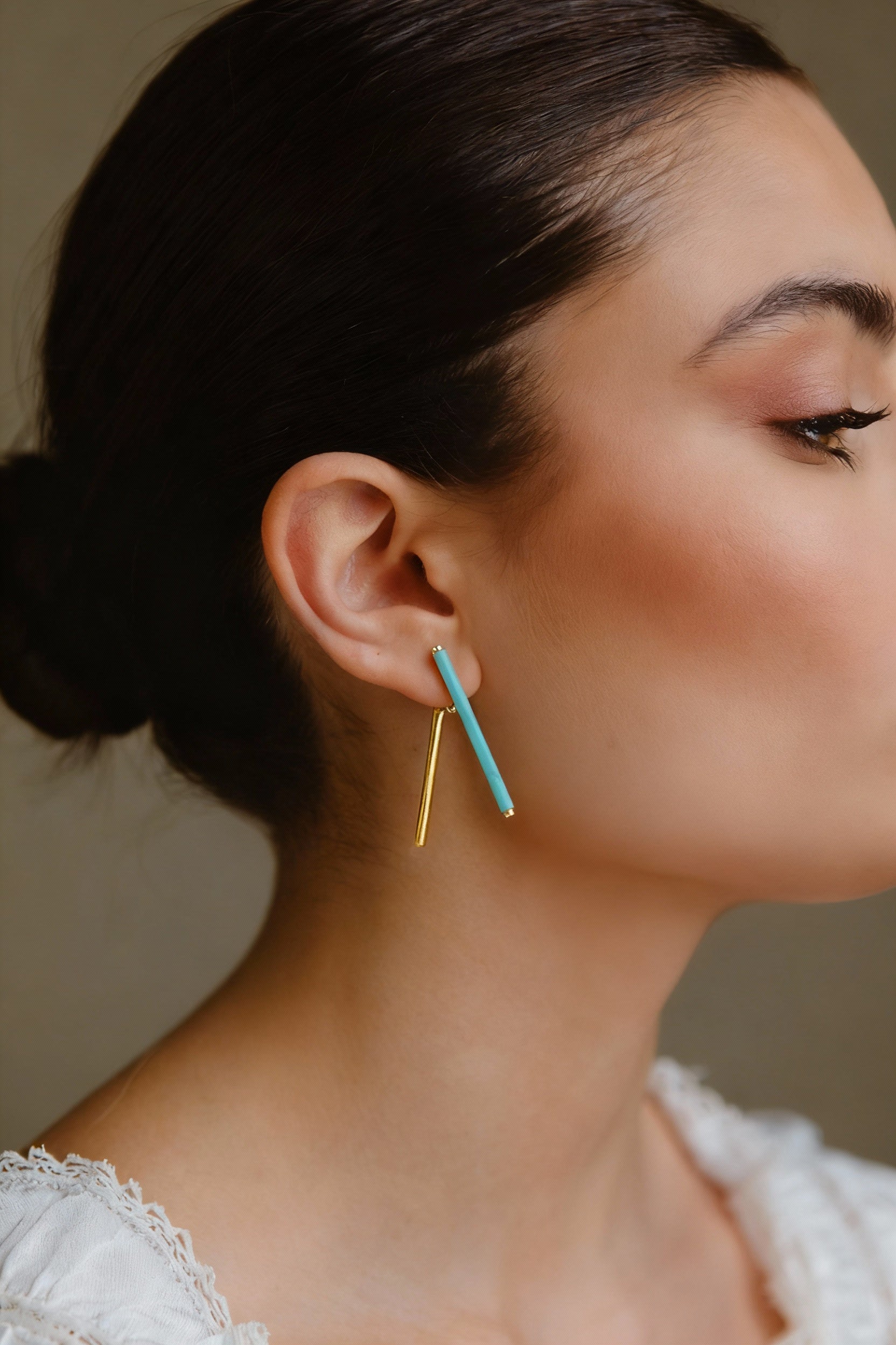 Pendientes Isóscele Amazonite