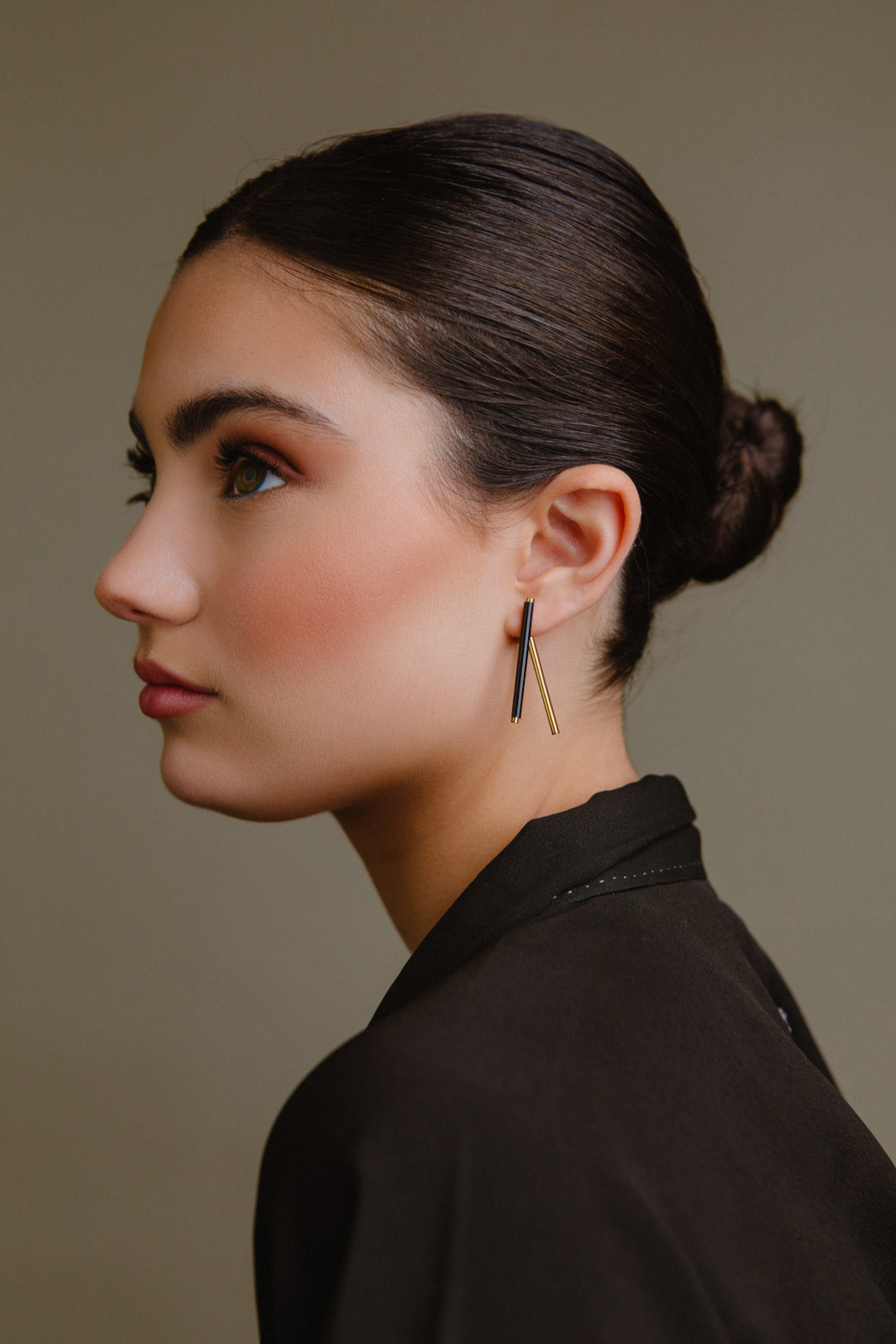 Pendientes Isóscele Black Ónix