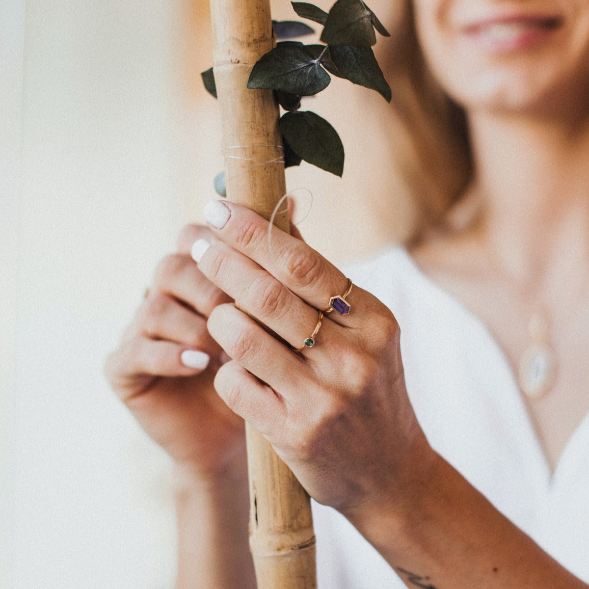 Anillo de oro Leonor Vanagloria Joyas