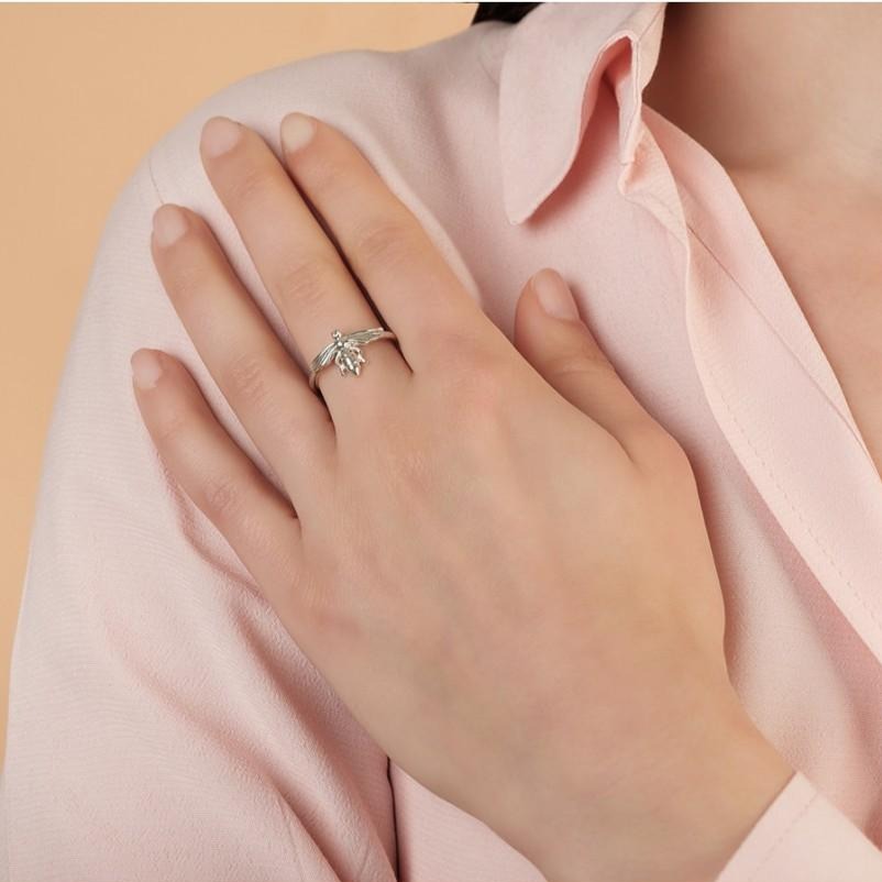 Anillo de plata Bumblebee - Vanagloria Joyas
