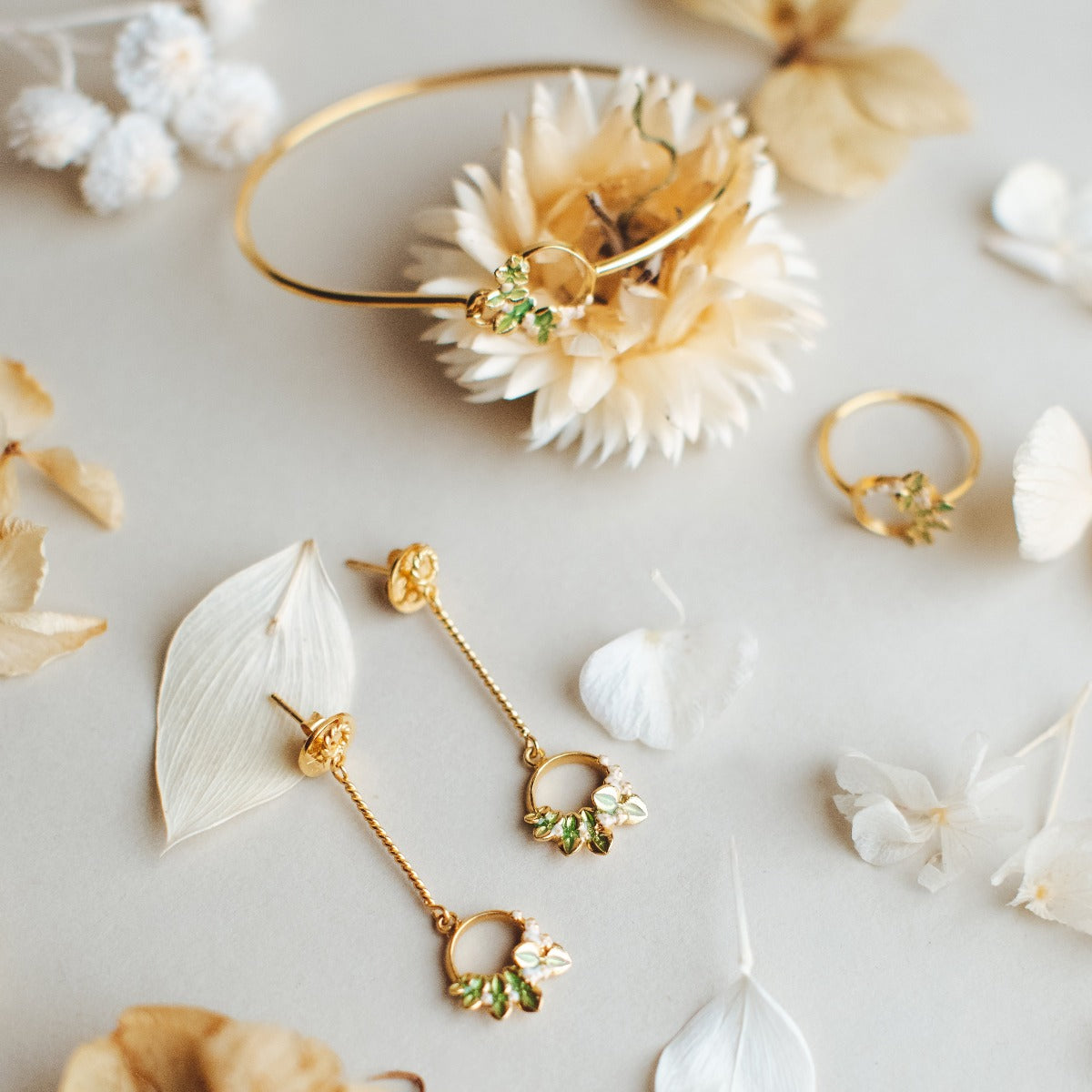 Pendientes Anne Oro