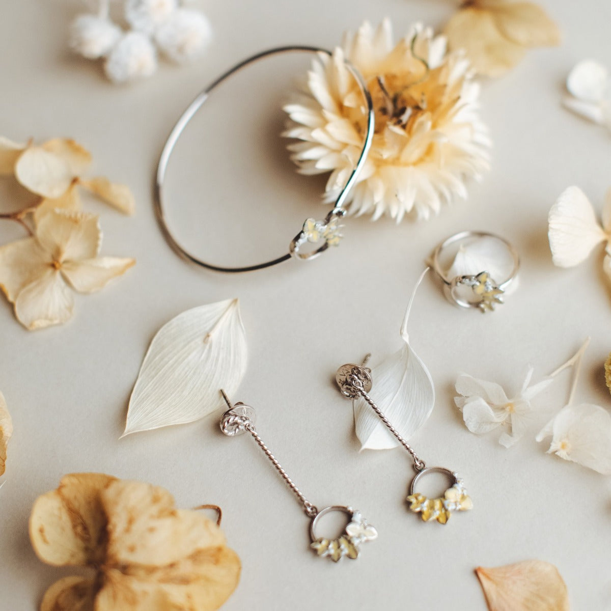 Pendientes Anne Plata