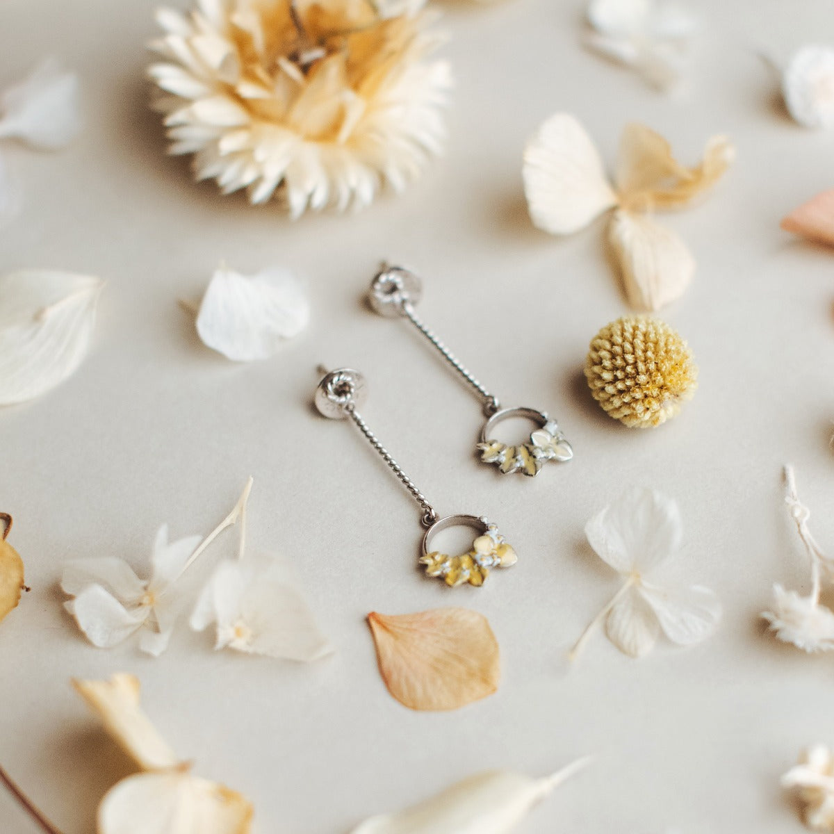 Pendientes Anne Plata