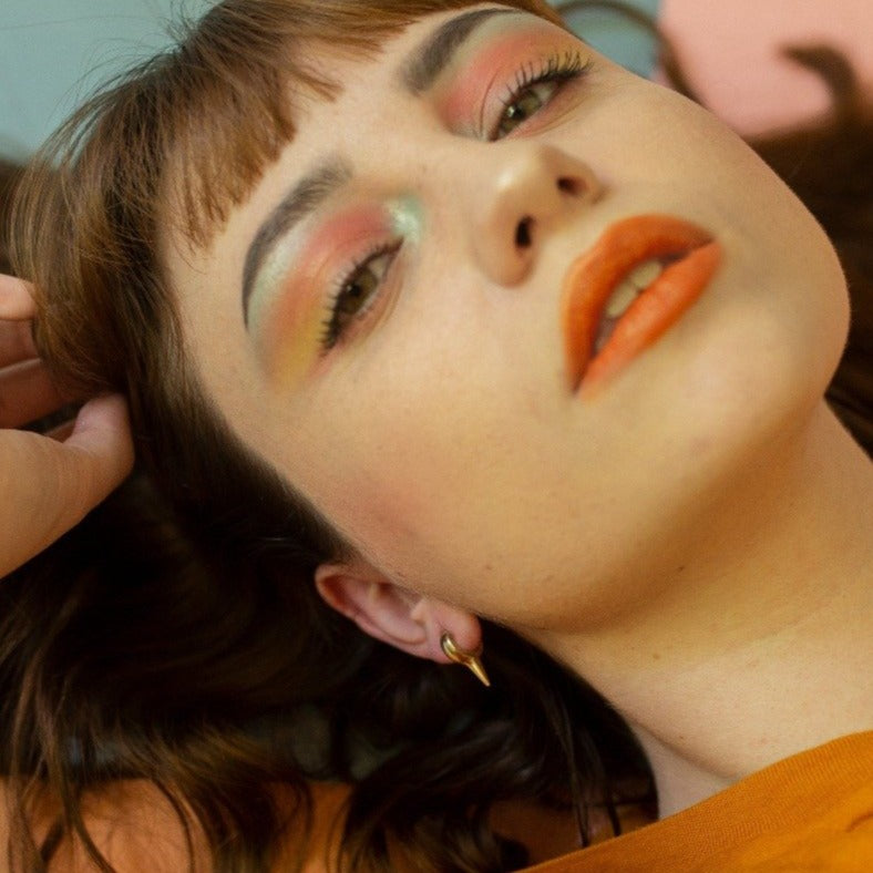 Pendiente Melting Aro Criolla Cono Punk Vanagloria Joyas