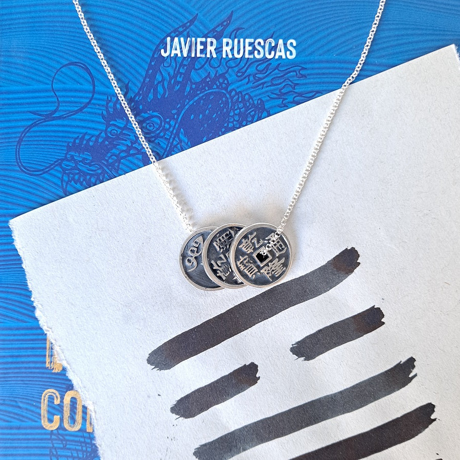 Colgante 3 Monedas I Ching