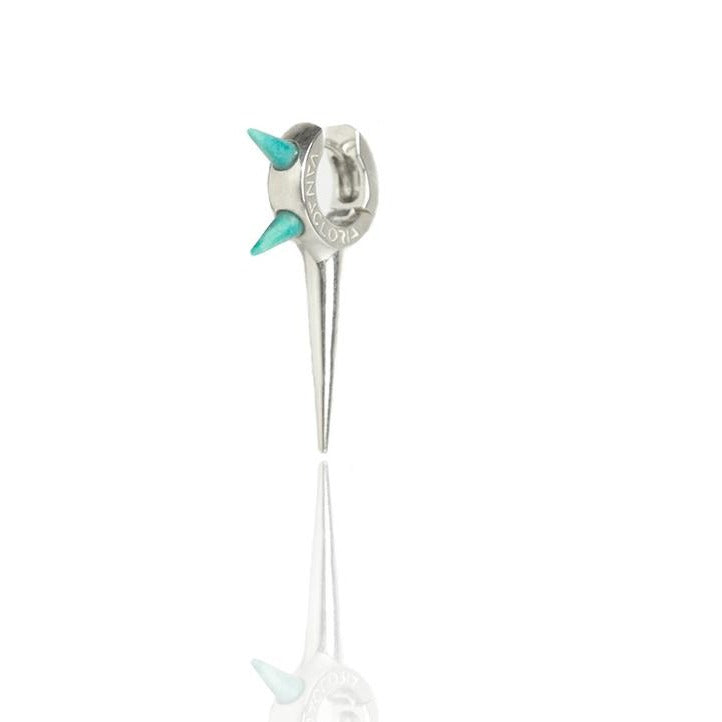Pendiente Melting Turquoise