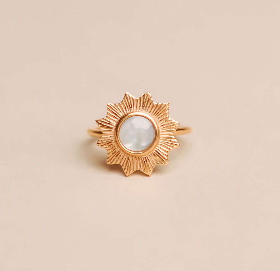 Anillo de oro Helia
